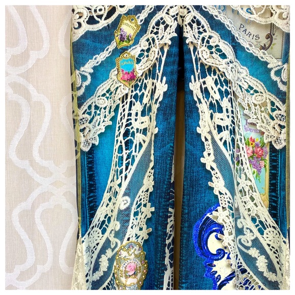 Antique Therapy Floats on Flares Comfort Pants - Picture 9 of 16